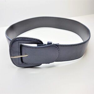 Mens Blue Belt with Large Buckle